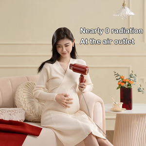 Sèche-cheveux électrique pliable professionnel 0 rayonnement 6000W Ions négatifs Séchage rapide Soins capillaires Sèche-cheveux - Product Image 3