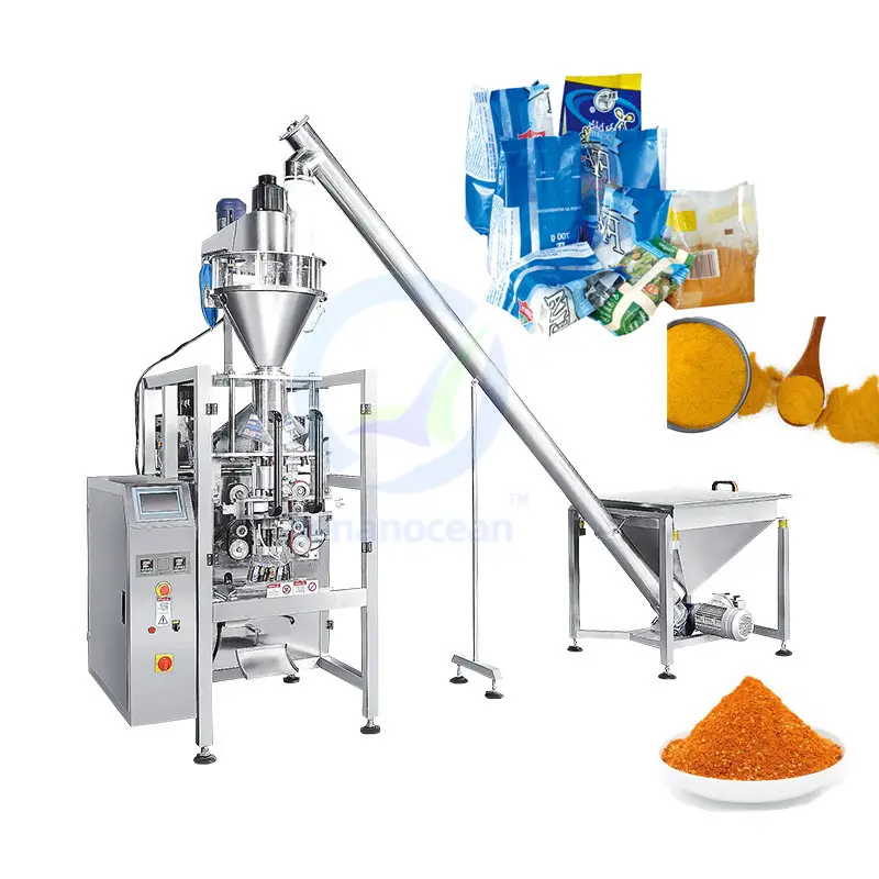 Automatic Package Filler Make Machine Doy Pack Couscous Condiment Cocoa Powder Weight and Pack Machine