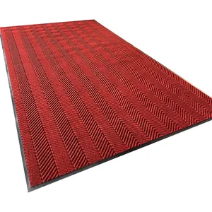 Heavy traffic Rubber Backed Entry Commercial Entrance mat Professional tire carpet Door Mats for home dust control for hospital
