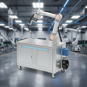CNC GROUP Tragbarer Autonomer Mobiler Schweißwagen 6-Achsen Kollaborativer Roboter PLC Motor Getriebe Lager Edelstahl - Product Image 1