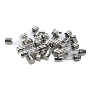 인기 상품 6x30MM 자동차 0.24X1.18 인치 250V 0.1A/0.4A/0.5A/0.63A/1.5A/2A/2.5A/6A/7A/8A/9A/10A/15A/20A/25A 빠른 타격 유리 퓨즈