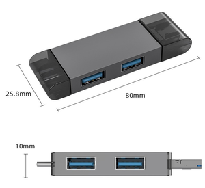 D2649 speicherkartenleser 7 trong 1 kartenleser USB 3.0 + Micro UBS + Loại-C USBC TF + SD Đầu đọc Thẻ Adapter - Product Image 4