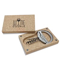 Tire-bouchon de luxe en alliage de zinc avec logo personnalisé, dispositif en deux parties pour retirer les bouchons de vin anciens et fragiles, ensemble cadeau complet et intact
