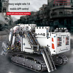 Khuôn Mẫu Vua 13130S loạt kỹ thuật rh400 máy xúc khối xây dựng đồ chơi moc lắp ráp hạt nhỏ khối xây dựng bộ - Product Image 3