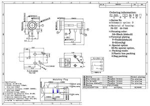 PJ-319 Conector de Audio de 3.5mm, Montaje Vertical de 3 Pines con Carcasa de Latón, Contactos Soldables, Compatible con Mono/Estéreo - Product Image 6