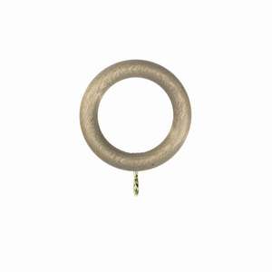 IDEAS WOOD LINE - SET OF 8 <b>ASH</b>-COLOR WOODEN <b>RINGS</b> - Product Image 1