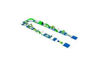 <span class=keywords><strong>Piscine</strong></span> gonflable Hualong PVC pour enfants et adultes, parc aquatique extérieur avec toboggan gonflable et parcours d'obstacles, capacité <span class=keywords><strong>de</strong></span> 150 kg pour 150 passagers - Product Image 4