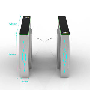 Otomatik yaya kanatlı bariyer hız turnike kapısı elektrik DİŞLİ Motor güvenlik erişim kontrolü - Product Image 3