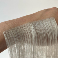Extensions de cheveux en gros en PU, sans couture, double épaisseur, avec bande injectée, cheveux humains vierges Remy, ondulation naturelle, ondulation profonde lâche
