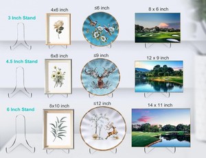 Nhà máy tùy chỉnh tấm <span class=keywords><strong>Acrylic</strong></span> đứng rõ ràng <span class=keywords><strong>Acrylic</strong></span> hiển thị giá vẽ rõ ràng giữ dấu hiệu máy tính bảng - Product Image 2