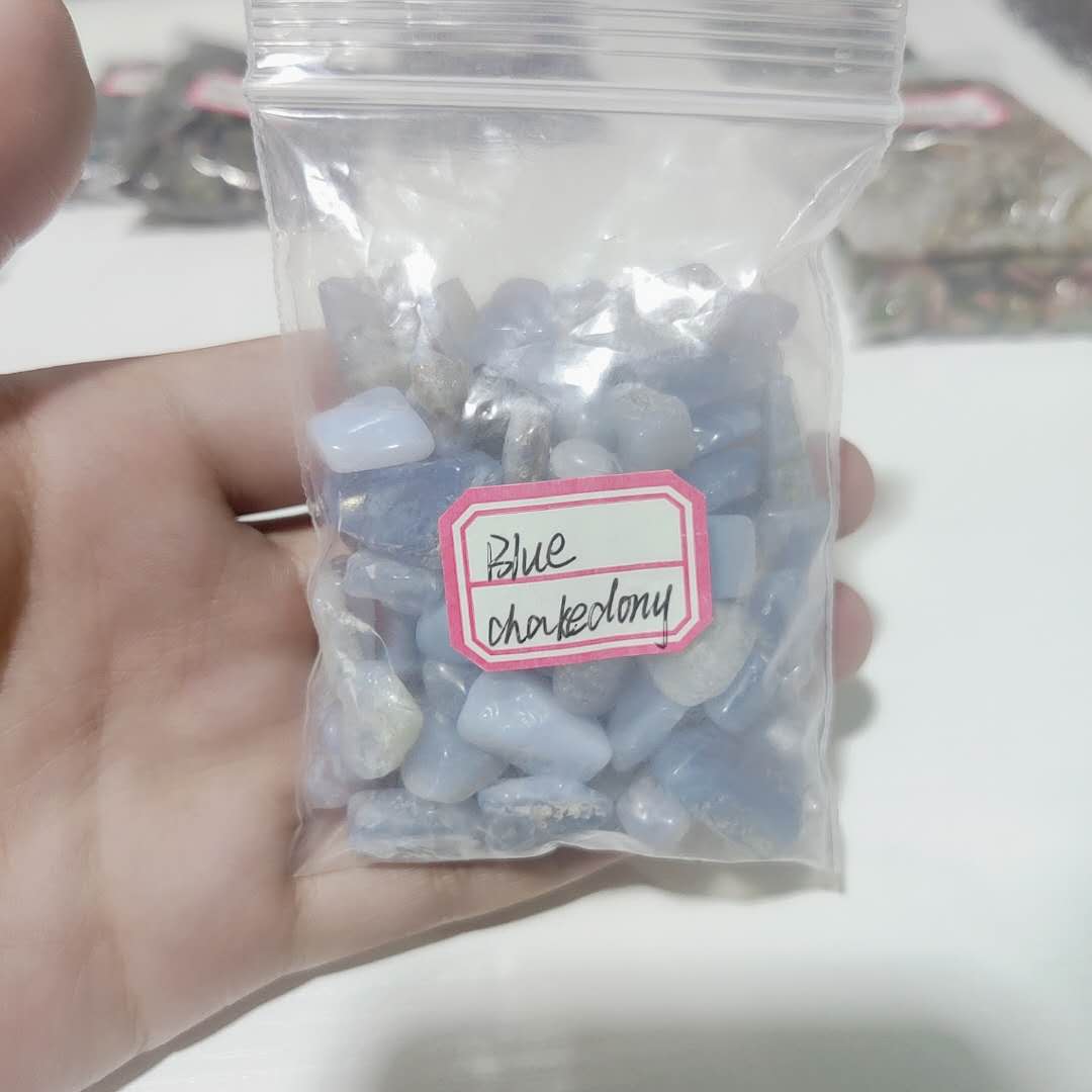 Calcédoine bleue