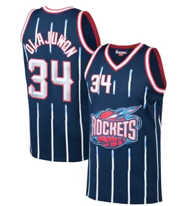 Wholesale Cheap Stitched Retro 1996-97 Basketball Jersey Houston 34 Hakeem Olajuwon
