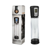 Masturbador Eléctrico Masculino Kovida, Ejercitador de Pene con Pantalla LCD, Productos de Plástico para Agrandar el Pene con Vacío