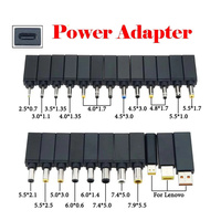 Netzteil USB DC-Stecker Typ C Buchse auf Universal-Klinkenadapter für Lenovo ASUS Dell HP Notebook-Ladegeräte