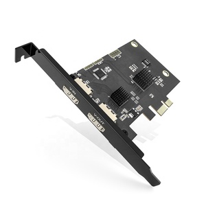 Amazon Hot Bán <span class=keywords><strong>PCI</strong></span>-<span class=keywords><strong>E</strong></span> 2.0 5Gbps Đầu Vào Và Đầu Ra 2 Kênh 1080P60Hz HDMI <span class=keywords><strong>Capture</strong></span> <span class=keywords><strong>Card</strong></span> Cho Video Ghi Âm - Product Image 1