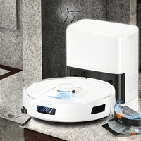 Moteur de brosse pour robot aspirateur et serpillière |   Aspiration ultra puissante de 20000 Pa |   Station de vidage automatique de poussière 4L |   Anti-emmêlement des cheveux |   Ménage UE
