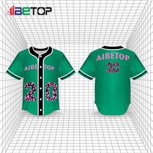 Camiseta de béisbol de diseño original, camiseta cosida de poliéster con estampado digital en malla con nombre de logotipo personalizado - Product Image 5