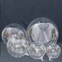 YH оптовая продажа, прозрачный шар Bobo 10 18 20 24 32 36 дюймов, украшения для вечеринок, прозрачный шар