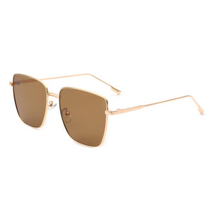 Gafas de Sol de Moda Eskuitan para Mujer, Cuadradas, Metálicas, Extragrandes - Product Image 1