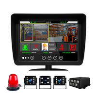 Système de sécurité pour chariot élévateur Caméra IA Enregistreur DVR Moniteur frontal Kit anti-collision Caméra pour chariot élévateur IA