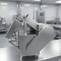 Machine automatique de découpe de cubes de viande congelée en acier inoxydable pour lignes de transformation de bœuf, porc et poulet