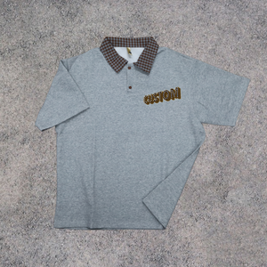 Camisetas Casuales de Gran Tamaño, Tejidas, con Rayas en Contraste, Retro, de Poliéster/Algodón, para Verano, 210g, Holgadas y Cortas, al por Mayor y Personalizadas - Product Image 4