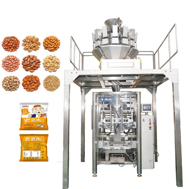 Automatic Electric VFFS Packaging Machine for Plastic Bags Food & Chemical Applications with PLC Control