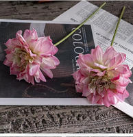 Bunga Dahlia Buatan Grosir, Pasokan Bunga Miniatur Mirip Asli untuk Dekorasi Pernikahan, Proyek Kerajinan DIY
