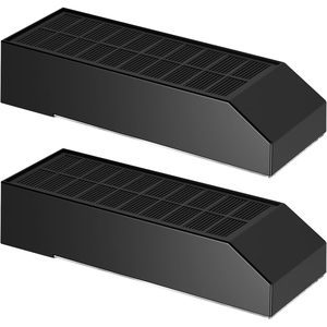 Coxseni - Juego de 2 cabezales de luz para panel solar, mejorados para iluminación de caminos, iluminación de pasillos, cuerpo de plástico LED - Product Image 1