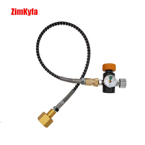 Kit adaptador de manguera para cilindro de soda con válvula de purga para Sodastream, para recargar CO2 desde un tanque grande de CO2 W21.8-14 - Product Image 1