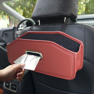 Organisateur de siège arrière de voiture en cuir YECAI, sac suspendu réglable pour appuie-tête, idéal pour les voyages, les trajets quotidiens, les jouets et les chargeurs, sans désordre - Product Image 3