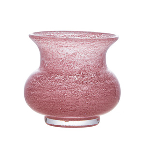 Vase en verre de style chinois pour citron hydroponique 'Main du Bouddha', seau à cendres pastel pour plantes de bureau et fleurs - Product Image 5