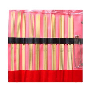 Bamboo Knitting Needles <b>Set</b> Round Hand Knitting Tools Circular Needles <b>Crochet</b> <b>Hooks</b> Gift <b>Set</b> - Product Image 5