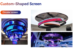 Pantalla LED para <span class=keywords><strong>Video</strong></span> Wall P1.86 Transparente Curva SMD 4K HDR10+ DCI-P3, Panel Flexible para Interiores, Venta al Por Mayor de Fábrica - Product Image 4