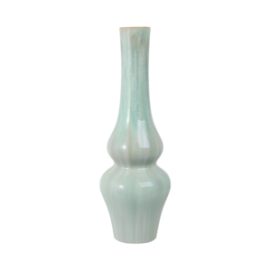 Vaso Scultoreo Alto in Ceramica per Arredamento Soggiorno, Vaso Decorativo per Fiori da Esposizione su Mensola Camera da Letto, Accento per la Casa - Product Image 4