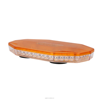 Vente flash en mars : Barre lumineuse LED ambre pour toit de voiture, balise de sécurité, mini barre lumineuse stroboscopique pour ambulance, base magnétique pour camion de remorquage