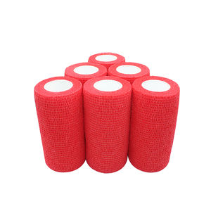 ضمادة مرنة متماسكة رياضية للحيوانات الأليفة غير منسوجة ، ضمادة حمراء متماسكة - Product Image 2