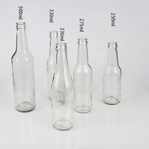 Vente flash : Bouteille en verre transparente haute <span class=keywords><strong>pression</strong></span> de 330 ml pour boissons, vin, kombucha, bière, avec capsule couronne pour tequila et brandy - Product Image 3