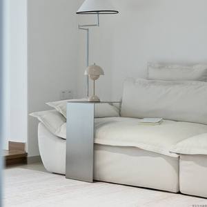 <span class=keywords><strong>Tavolino</strong></span> da Caffè in Acciaio Inox dal Design Moderno, <span class=keywords><strong>Tavolino</strong></span> Laterale a Forma di C per Divano, Arredamento per Soggiorno - Product Image 4