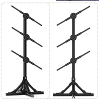 Ventilateur holographique de 180 cm de hauteur, 1x3 45 cm, écran holographique 3D avec support, affichage publicitaire LED, contrôle par application WiFi
