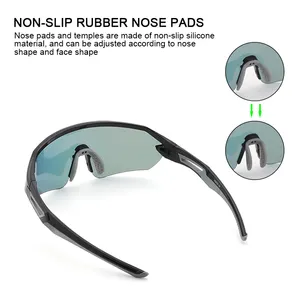 Спортивные зеркальные солнцезащитные очки с полукруглой оправой, спортивные защитные очки для шоссейного велосипеда, очки для мужчин и женщин
