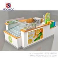 Hot Selling Customized Shopping Mall Food Booth Fast Food Kiosk Design