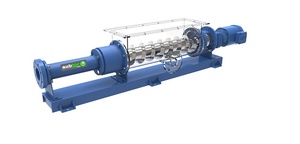 Pompe à vis simple en acier inoxydable de type <span class=keywords><strong>M</strong></span> pour le transport de pâte à viande et de sauce à viande - Product Image 3