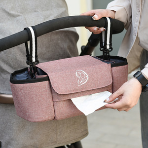 Organizador Multifuncional para Cochecito de Bebé con Portavasos, Estilo <span class=keywords><strong>Mochila</strong></span>, Accesorios de Lona para Colgar Pañales - Product Image 2