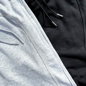 Pantalons de survêtement pour hommes Options d'impression personnalisées Pantalons de survêtement Jambes larges empilées Graphique Sangle brodée Pantalons longs incurvés - Product Image 5