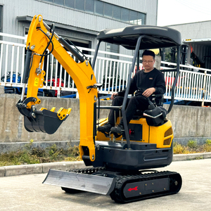 Free Shipping 1.8ton Digger CE EPA Engine Agriculture <b>Mini</b> Bagger Hydraulic Excavators Machine New for Sale Excavator - Product Image 3