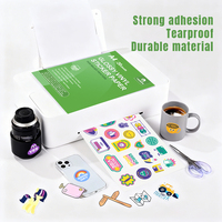 Papier autocollant en vinyle PP pour imprimante jet d'encre A4, imperméable, résistant aux déchirures, feuilles d'étiquettes imprimables pour emballages personnalisés, bricolage