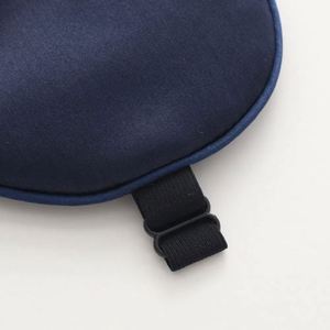 Silk Sleep <b>Eye</b> <b>Mask</b> Black Soft Breathable Blindfold for Travel & Night Use - Product Image 3