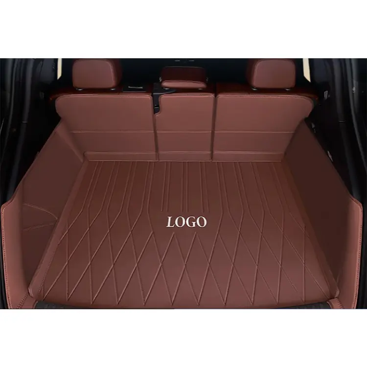 Hot Sale Custom Durable Heck Cargo Boot Liner Leder Kofferraum matten Auto Kofferraum matte