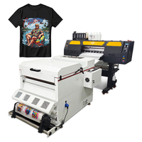 Imprimante jet d'encre DTF, machine d'impression directe sur film, double tête d'impression pour motifs de transfert thermique textiles personnalisés